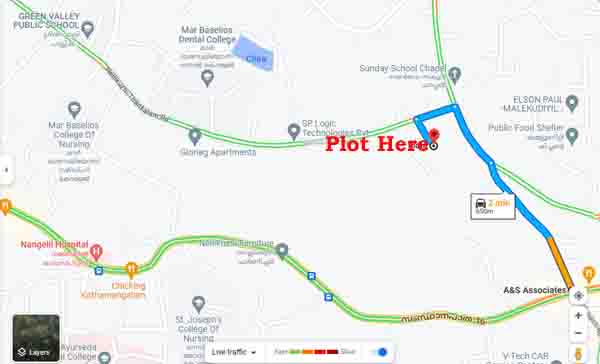 house plot for sale in kothamangalam